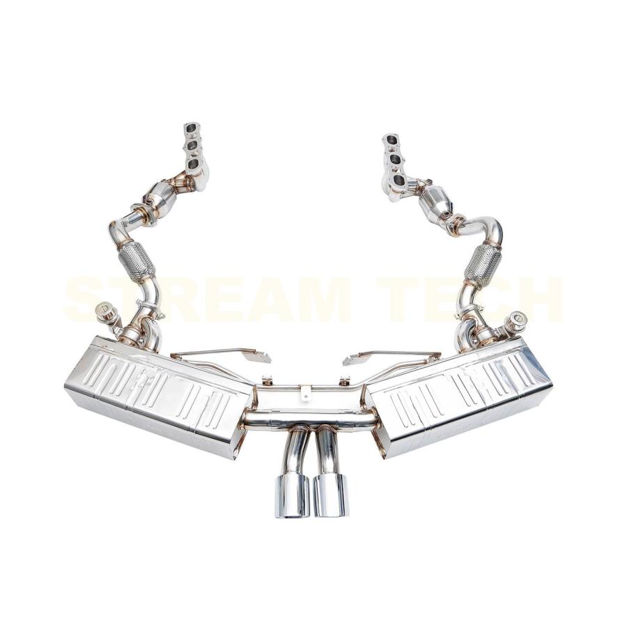 iPE イノテック PORSCHE 987 ボクスター ケイマン 後期用 可変バルブ マフラー フルシステム ステンレス製 テールエンド ポルシェ Boxster Cayman 987.2 | 