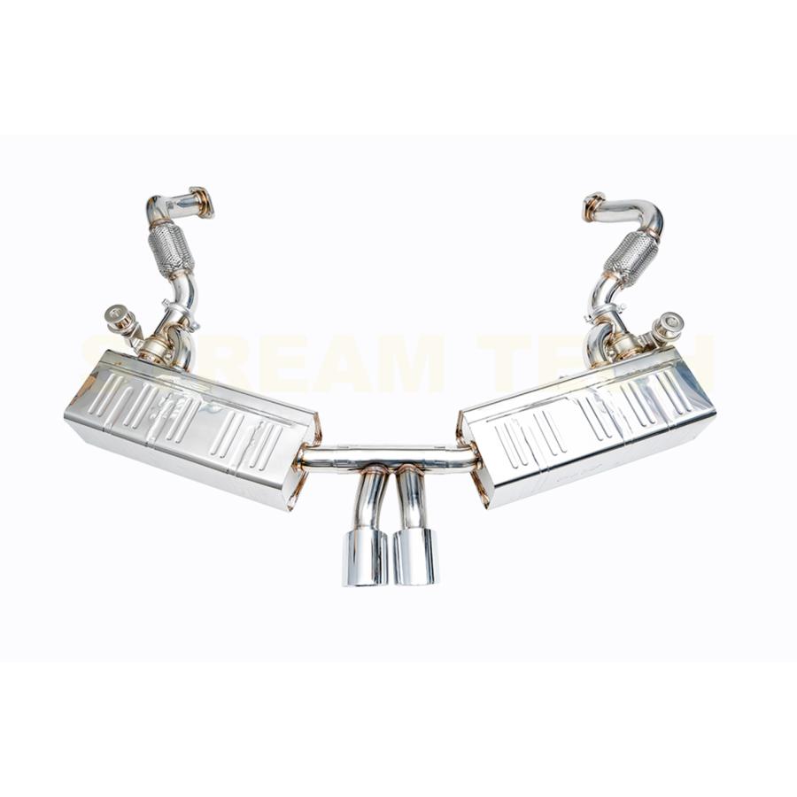 iPE イノテック PORSCHE 987 ボクスター ケイマン 後期用 可変バルブ マフラー フルシステム ステンレス製 テールエンド ポルシェ Boxster Cayman 987.2 |  | 02