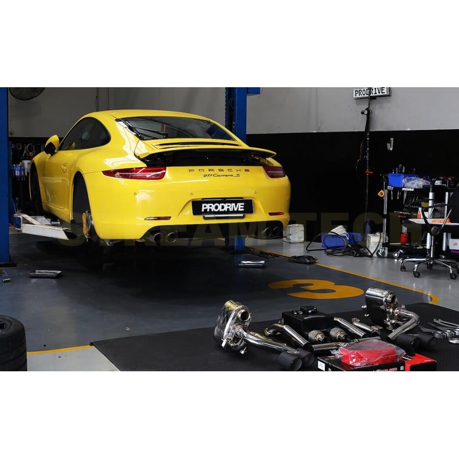 iPE イノテック PORSCHE 991 カレラ NA 前期用 可変バルブ マフラー フルシステム F1 Edition ステンレス製 ポルシェ 911 991.1 Carrera S 4 4S GTS |  | 03