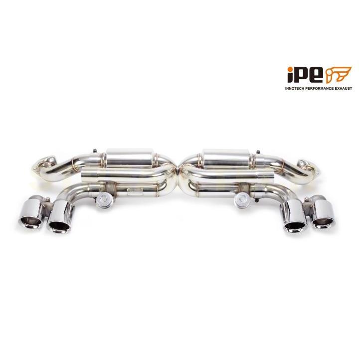 iPE イノテック PORSCHE 991 カレラ NA 前期用 可変バルブ マフラー Evolution Edition ステンレス製 テールエンド ポルシェ 911 991.1 Carrera S 4 4S GTS |  | 04