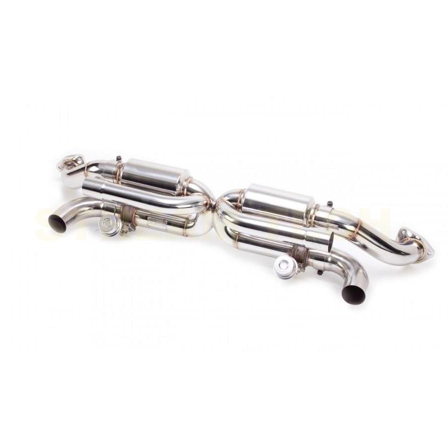 iPE イノテック PORSCHE 991 カレラ NA 前期用 可変バルブ マフラー Evolution Edition ステンレス製 テールエンド ポルシェ 911 991.1 Carrera S 4 4S GTS |  | 05