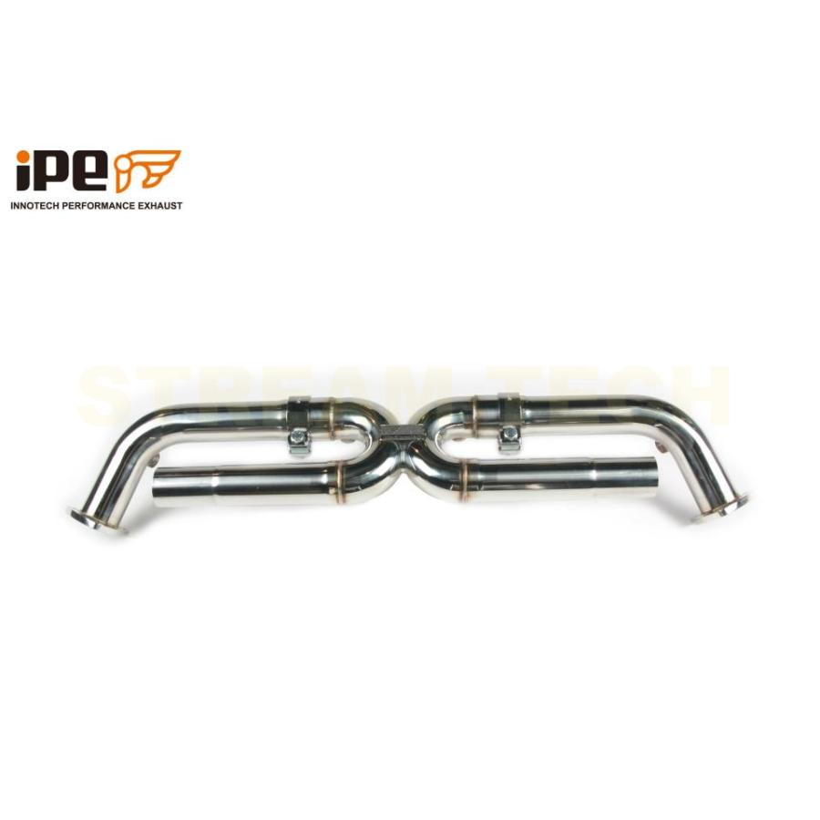 iPE イノテック PORSCHE 996 カレラ 後期 NA 3.6L用 可変バルブ マフラー ステンレス製 テールエンド ポルシェ 996.2 911 Carrera 4 4S クーペ |  | 02