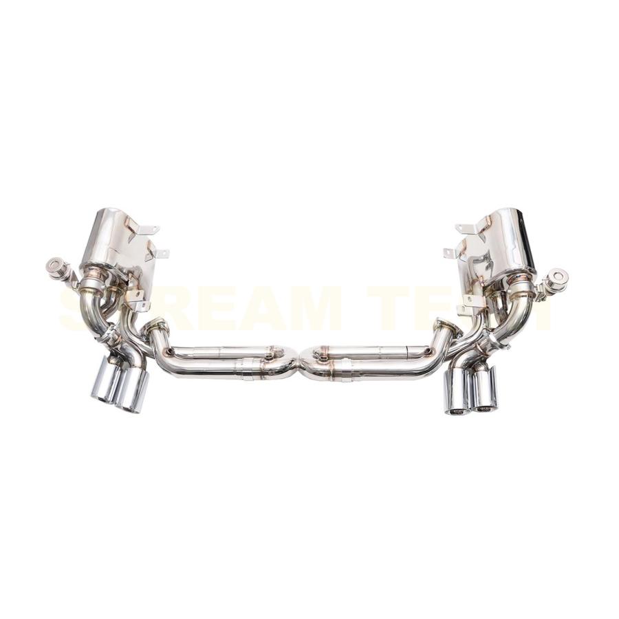 iPE イノテック PORSCHE 996 カレラ 後期 NA 3.6L用 可変バルブ マフラー ステンレス製 テールエンド ポルシェ 996.2 911 Carrera 4 4S クーペ |  | 03