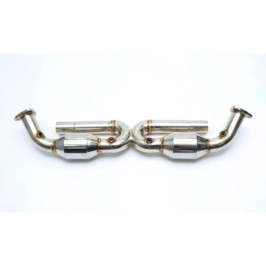 iPE イノテック PORSCHE 996 カレラ 後期 NA 3.6L用 可変バルブ マフラー ステンレス製 テールエンド ポルシェ 996.2 911 Carrera 4 4S クーペ |  | 05