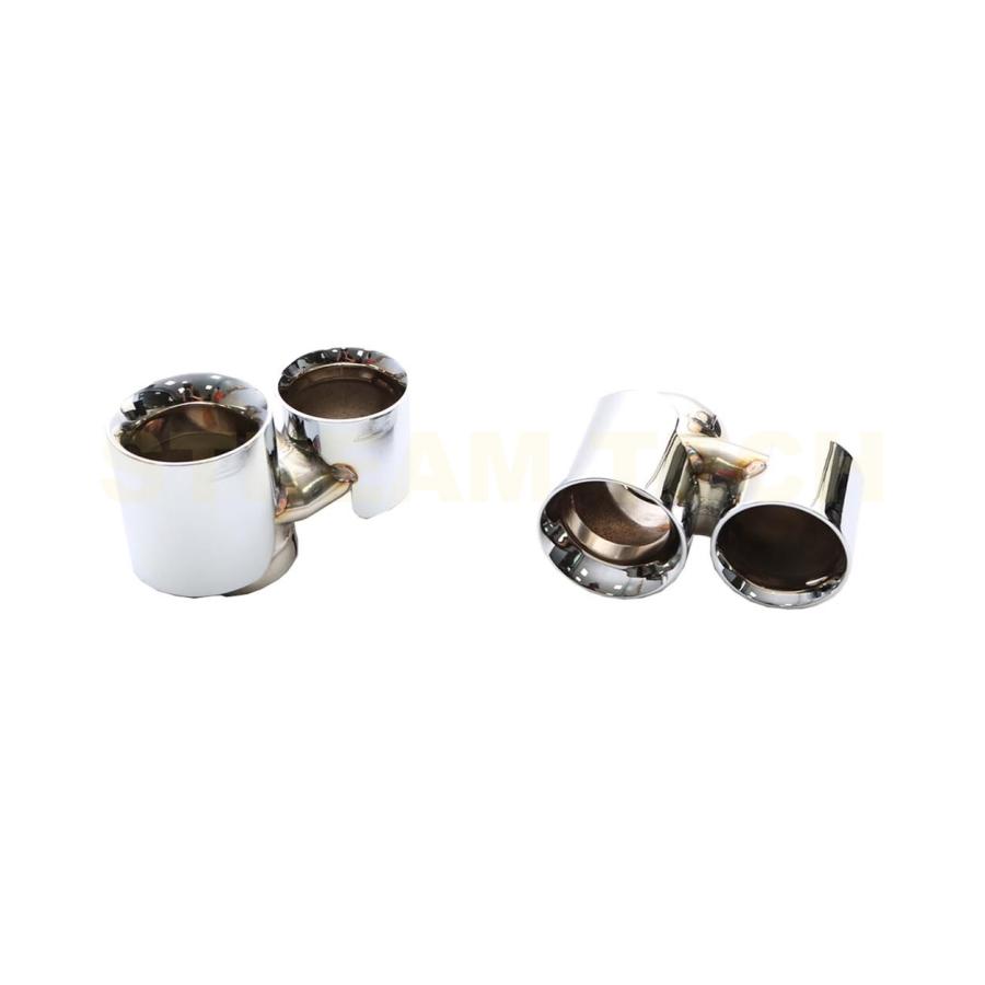 iPE イノテック PORSCHE 996 ターボ ターボ S用 可変バルブ マフラー ステンレス製 ポルシェ 911 Turbo Turbo S カブリオレ |  | 02