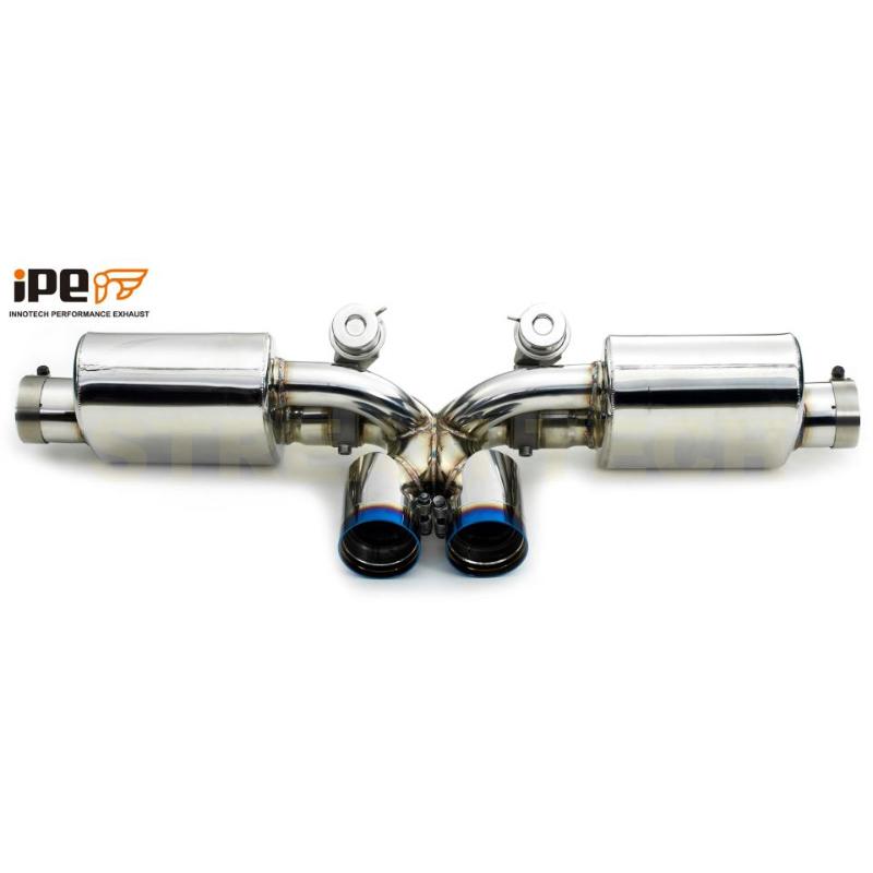 iPE イノテック PORSCHE 997 GT3用 可変バルブ マフラー フルシステム ステンレス製 テールエンド ポルシェ 911 997.1 997.2 GT3 RS |  | 03