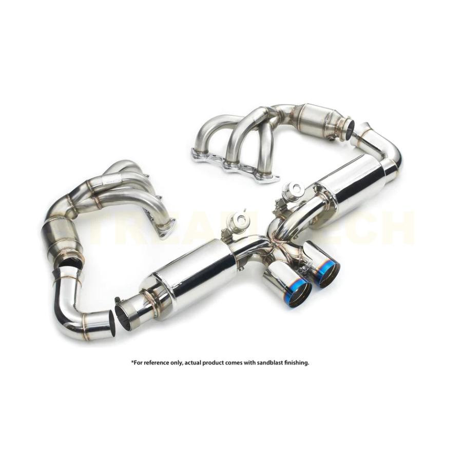 iPE イノテック PORSCHE 997 GT3用 可変バルブ マフラー フルシステム ステンレス製 テールエンド ポルシェ 911 997.1 997.2 GT3 RS |  | 04