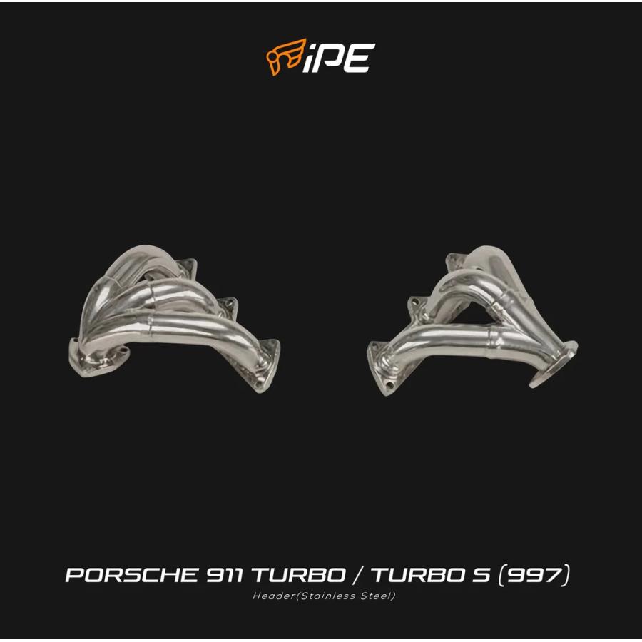 iPE イノテック PORSCHE 997 ターボ 前期用 エキマニ ステンレス製