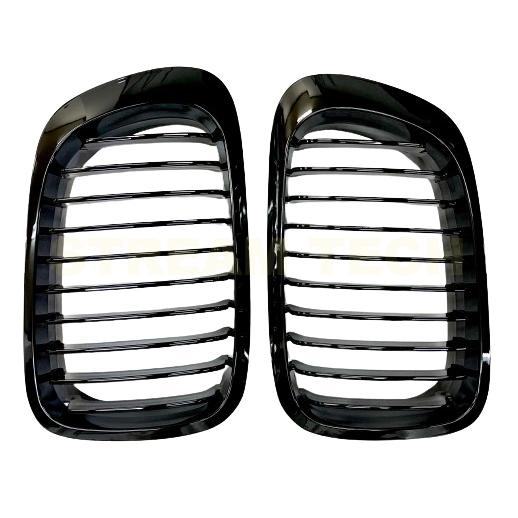 BMW E46 M3フロントグリル 4個セット BMW E46 3シリーズ 前期 クーペ カブリオレ用 クローム キドニー