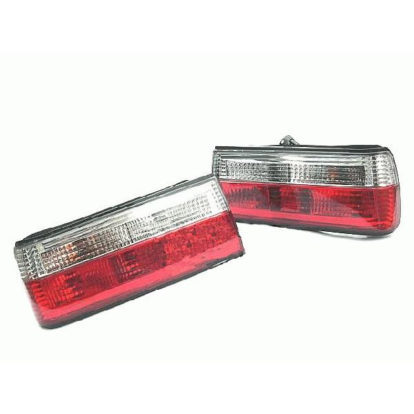 BMW E30 3シリーズ 88〜91年用 クリスタル テールライトセット 赤白 | 