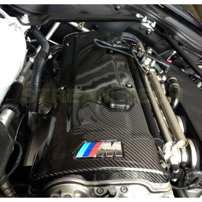 BMW E46 M3用 カーボン エンジンカバー 交換式 エンジンヘッドカバー カーボンカバー カーボンガーニッシュ 綾織 シルキー6 S54 E40 Z3M E85 E86 Z4M 人気商品 | 