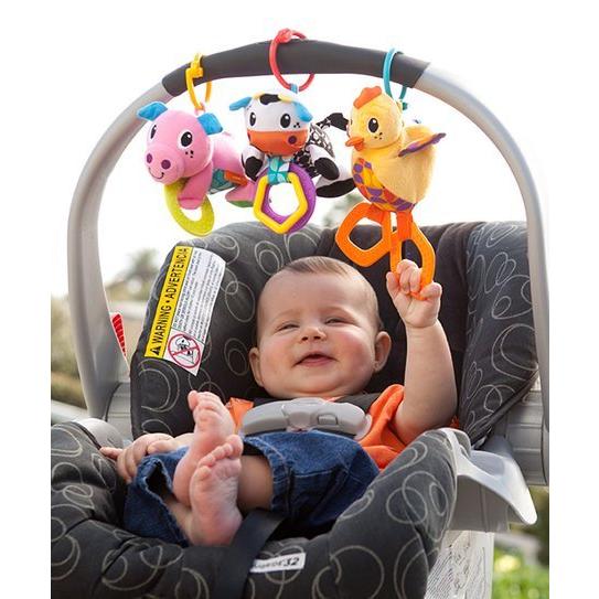 【OUTLET SALE】インファンティーノ Barn Babies アクティビティトリオ ベビーカー用 おもちゃ 吊り下げおもちゃ お出かけ 柔らかい ぬいぐるみ 赤ちゃん ベビー |  | 05
