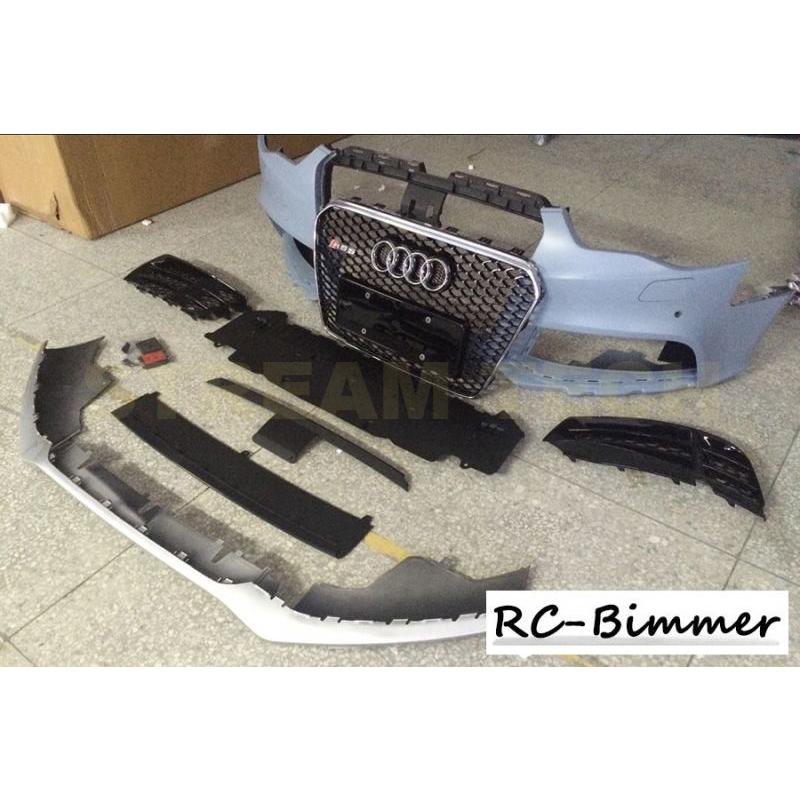 AUDI アウディ B8 8T A5 S5 後期用 RSルック フロントバンパー PPウレタン製 バンパー エアロパーツ フロントエアロ ボディキット フロントグリル 人気商品 |  | 02