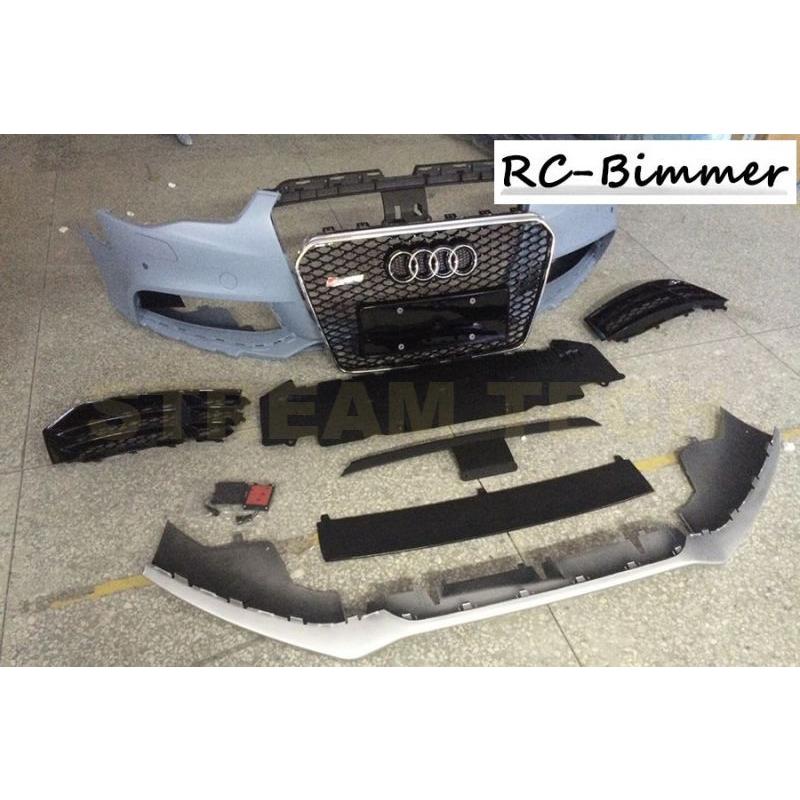 AUDI アウディ B8 8T A5 S5 後期用 RSルック フロントバンパー PP
