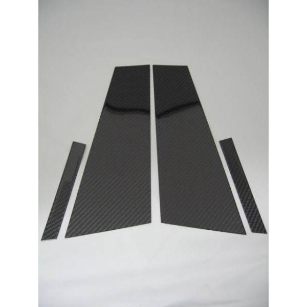 AUDI アウディ 4L Q7用 リアルカーボン ピラーパネル サイドピラーパネル ドアピラーパネル ピラーガーニッシュ カーボンピラー Bピラー 綾織カーボン 人気商品 | 