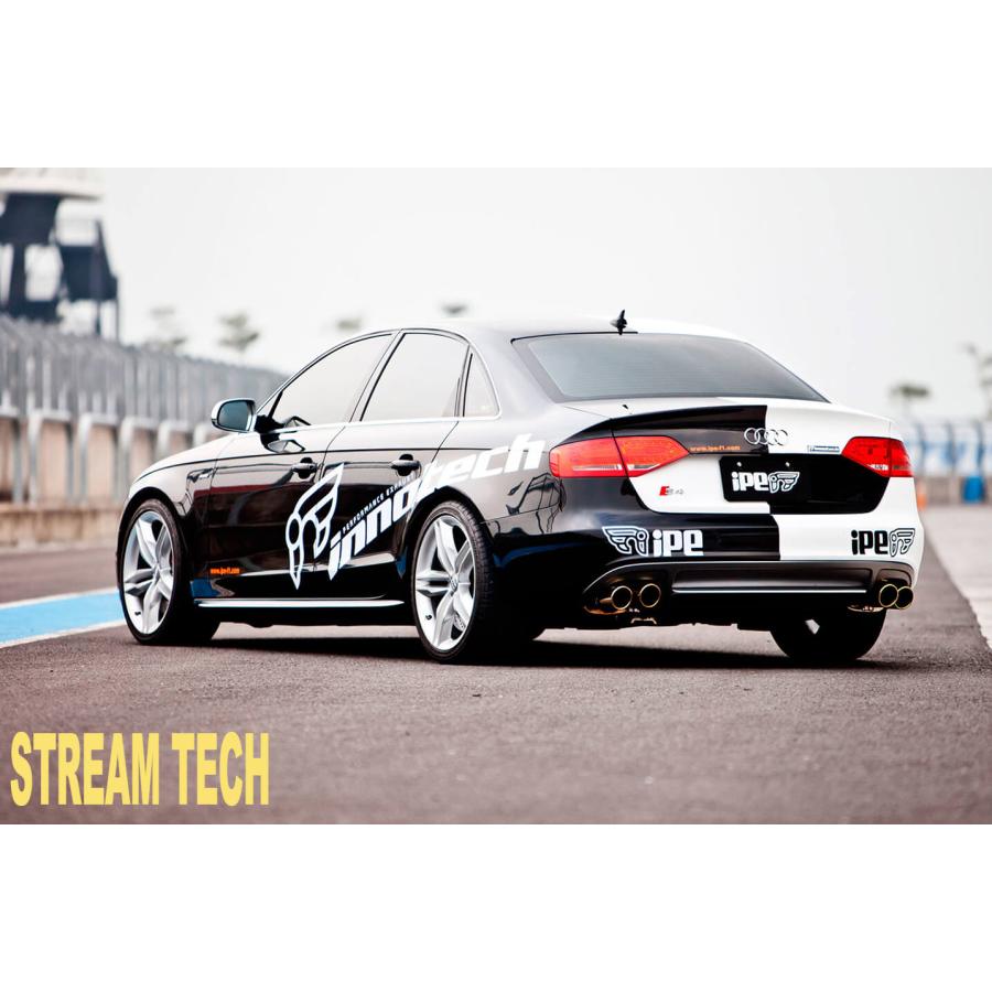 iPE イノテック AUDI B8 S4 3.0T用 可変バルブ マフラー ステンレス製 テールエンド アウディ B8 B8.5 8K フルタイム 4WD セダン | 