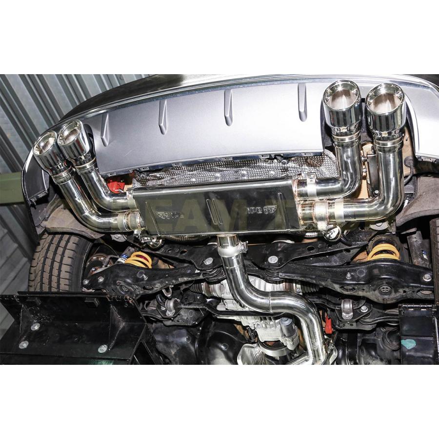 iPE イノテック AUDI 8V S3 2.0T用 可変バルブ マフラー フルシステム ステンレス製 テールエンド アウディ セダン スポーツバック |  | 04