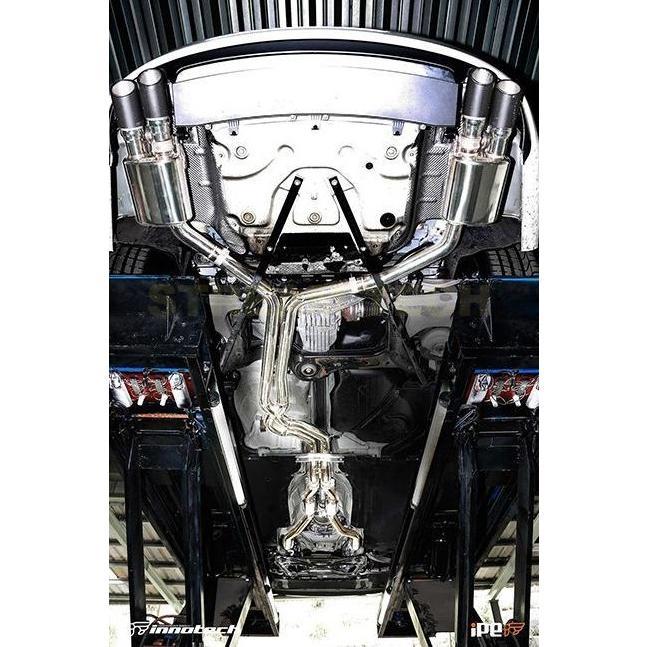 iPE イノテック AUDI C7 S6 S7 4.0T用 可変バルブ マフラー ステンレス製 テールエンド アウディ TFSI Quattro |  | 02