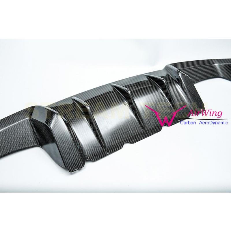 BMW F87 M2用 パフォーマンススタイル カーボン リアディフューザー リアアンダースポイラー リアリップ バンパーリップ アンダーリップ 綾織カーボン Mシリーズ |  | 02