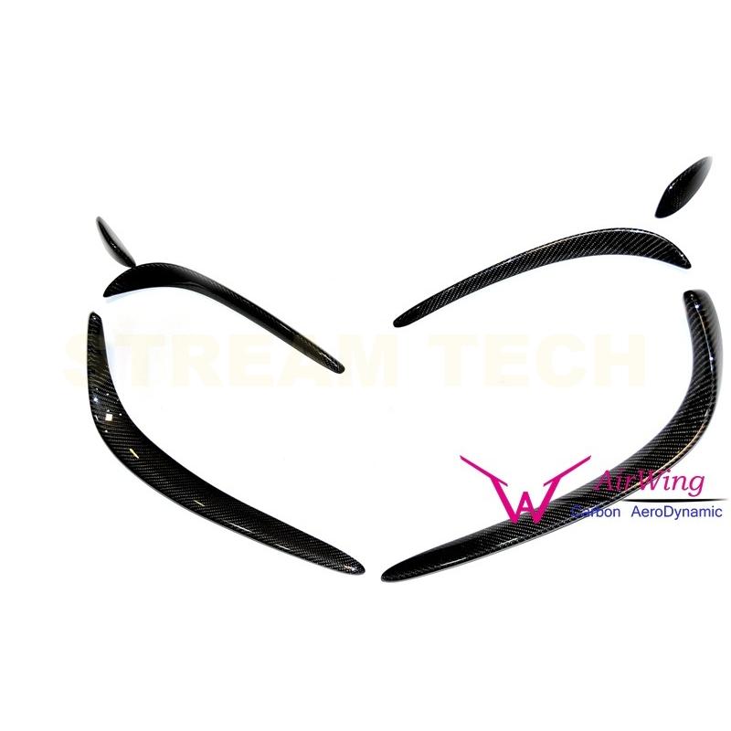 BENZ メルセデス ベンツ W205 S205 Cクラス AMGスポーツ用 エディション1タイプ カーボン フロントカナード 6点セット バンパーカナード ガーニッシュ ED1 |  | 03