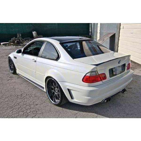 BMW E46 3シリーズ クーペ用 ACSスタイル カーボン ルーフスポイラー リアルーフ ルーフウイング カーボンルーフ 綾織カーボン 2D 318 320 328 330 M3 人気商品 | 