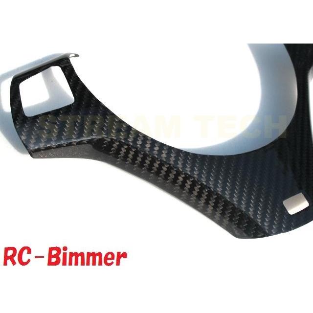 BMW E90 E91 E92 E93 3シリーズ Mスポーツ M3用 カーボン ステアリングカバー 艶あり ハンドルカバー カーボンパネル クリアコート Mスポ 装着簡単 人気商品 |  | 01