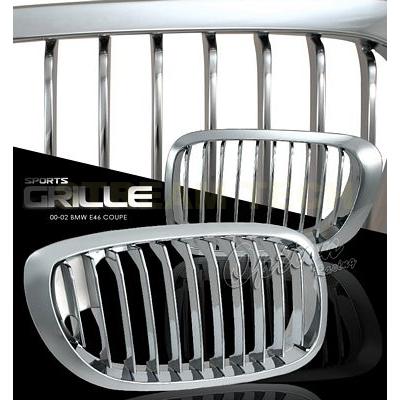 BMW E46 3シリーズ 前期 セダン ワゴン用 クローム キドニーグリル センターグリル フロントグリル ラジエターグリル バンパーグリル 人気商品 |  | 03