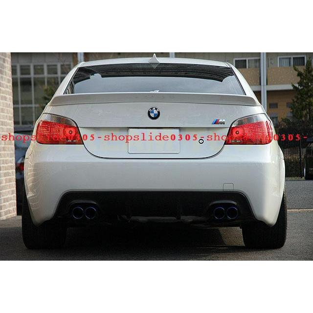 BMW E60 E61 5シリーズ Mスポーツ用 DTMタイプ カーボン リアディフューザー 4本出し リアアンダースポイラー リアバンパーリップ カーボンリップ 綾織 人気商品 |  | 03