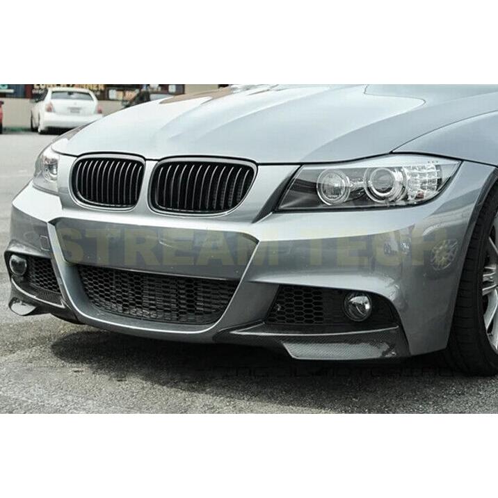 BMW E90 E91 3シリーズ Mスポーツ 後期 LCI用 カーボン フロントスプリッター バンパースプリッター リップスポイラー フロントリップ バンパーリップ 綾織 人気 |  | 11