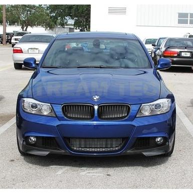 BMW E90 E91 3シリーズ Mスポーツ 後期 LCI用 カーボン フロントスプリッター バンパースプリッター リップスポイラー フロントリップ バンパーリップ 綾織 人気 |  | 02