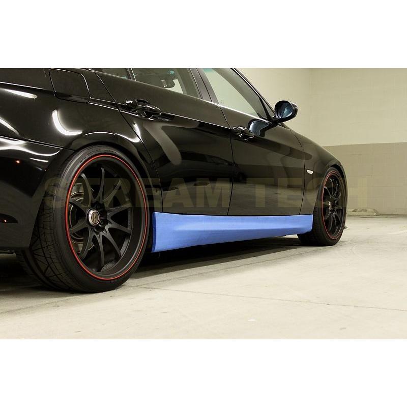 BMW E90 3シリーズ セダン用 M3タイプ サイドステップ PPウレタン製 サイドスカート サイドスポイラー サイドシル 未塗装 320 335 M3 |  | 01