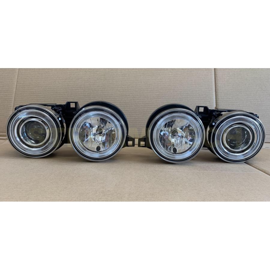 BMW E30 3シリーズ用 新型 CCFLリング プロジェクター ヘッドライト ヘッドランプ フロントライト ランプ ガラスレンズ インナーブラック 318 320 323 325 人気 |  | 03