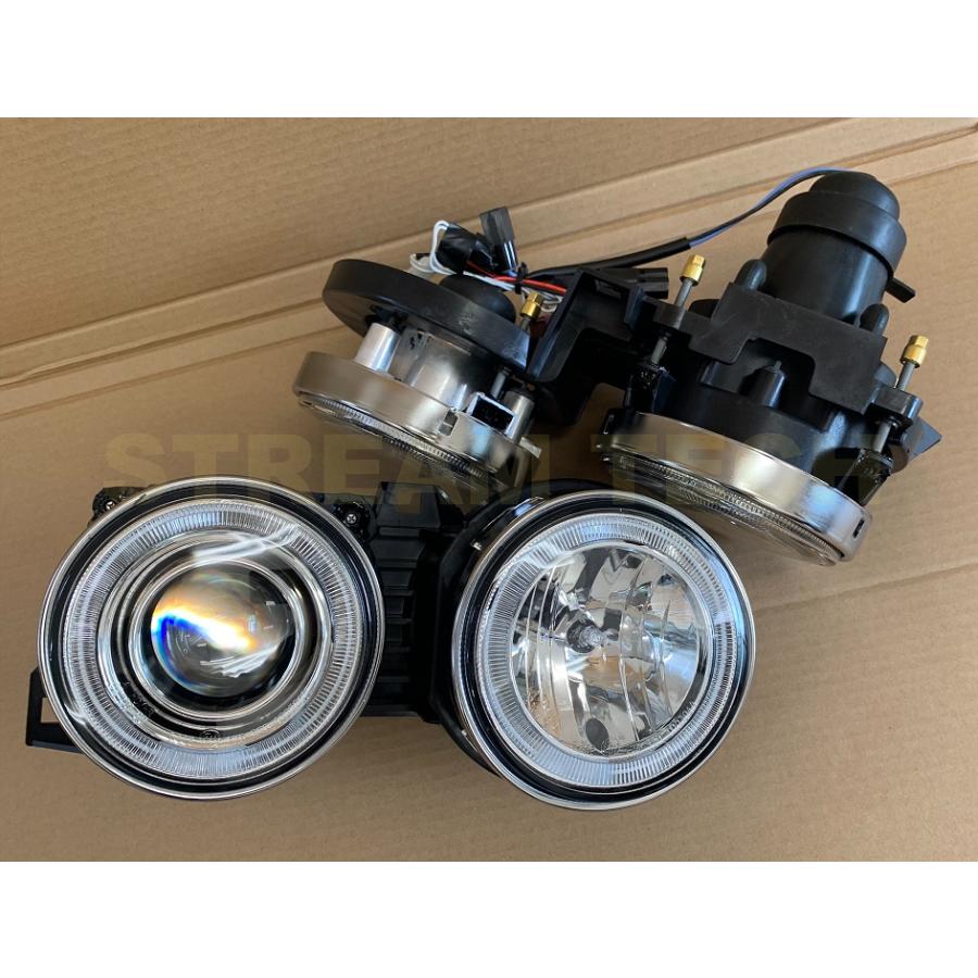 BMW E30 3シリーズ用 新型 CCFLリング プロジェクター ヘッドライト ヘッドランプ フロントライト ランプ ガラスレンズ インナーブラック 318 320 323 325 人気 |  | 05