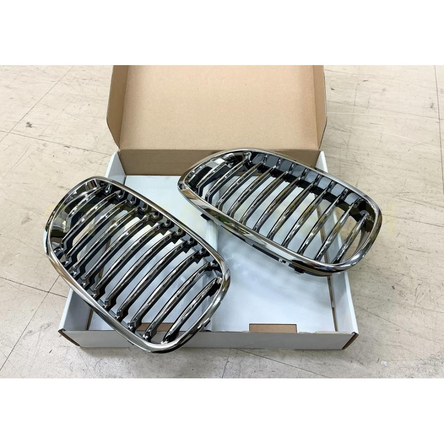 BMW E46 3シリーズ 後期 LCI クーペ カブリオレ用 クローム キドニーグリル センターグリル フロントグリル ラジエターグリル バンパーグリル 2D 人気商品 |  | 06