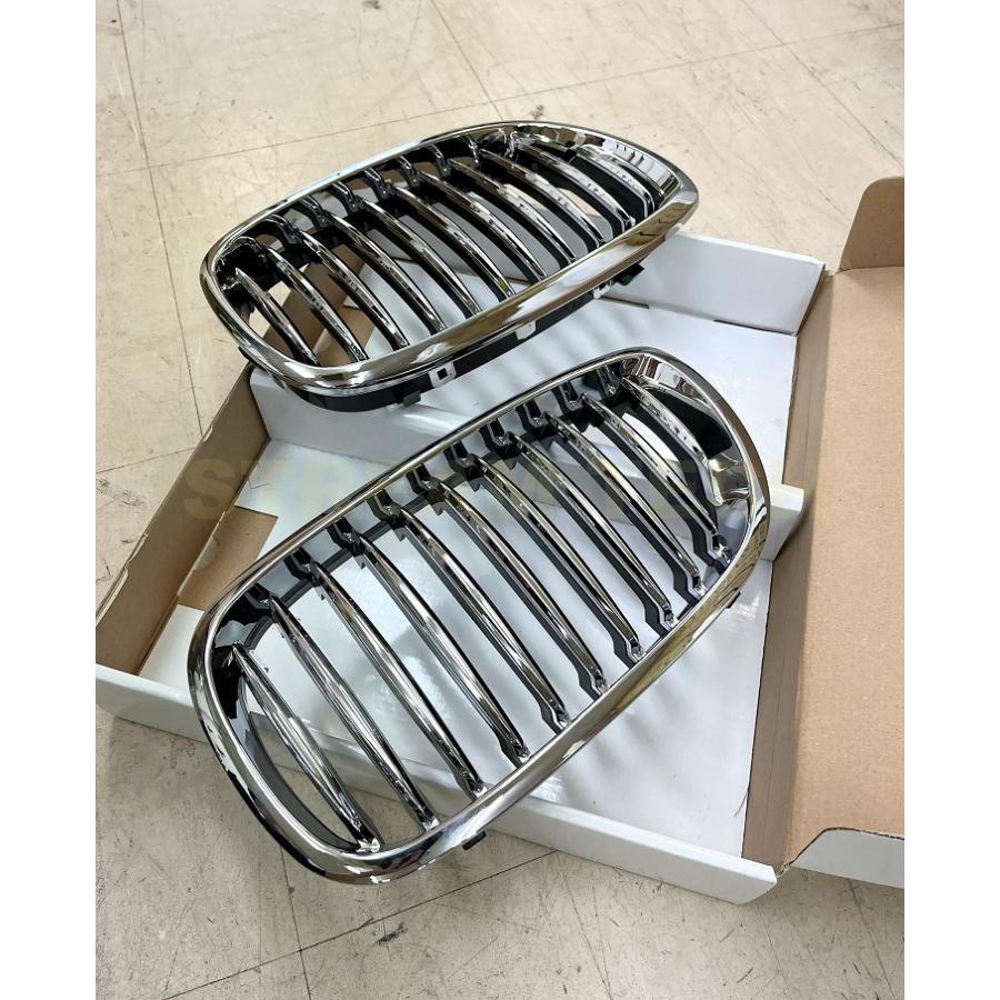 BMW E46 3シリーズ 後期 LCI クーペ カブリオレ用 クローム キドニーグリル センターグリル フロントグリル ラジエターグリル バンパーグリル 2D 人気商品 |  | 07