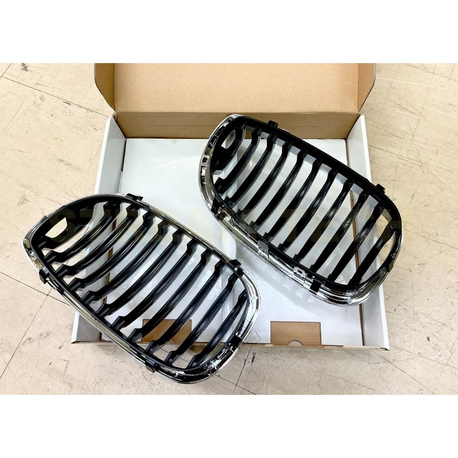 BMW E46 3シリーズ 後期 LCI クーペ カブリオレ用 クローム キドニーグリル センターグリル フロントグリル ラジエターグリル バンパーグリル 2D 人気商品 |  | 09