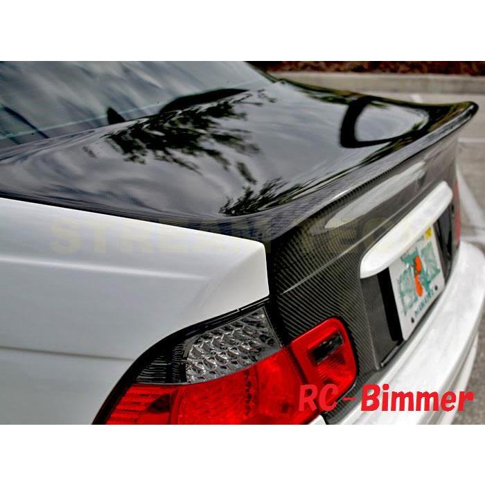 BMW E46 3シリーズ セダン用 CSLタイプ カーボン トランク ダックテール リアウイング カーボンウイング 綾織カーボン 4D 人気商品 | 