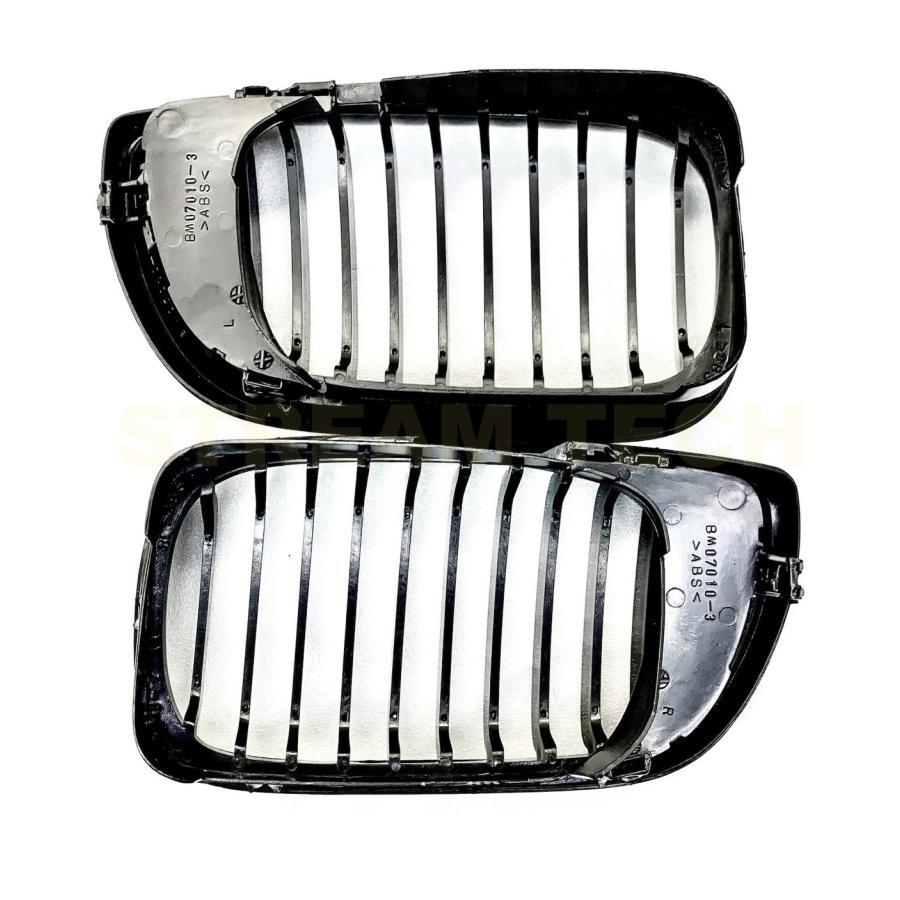 BMW E46 3シリーズ 後期 LCI セダン ワゴン用 艶有ブラック キドニーグリル センターグリル フロントグリル ラジエターグリル バンパーグリル 人気商品 |  | 10