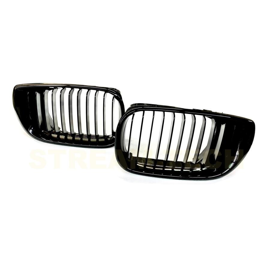 BMW E46 3シリーズ 後期 LCI セダン ワゴン用 艶有ブラック キドニーグリル センターグリル フロントグリル ラジエターグリル バンパーグリル 人気商品 |  | 05
