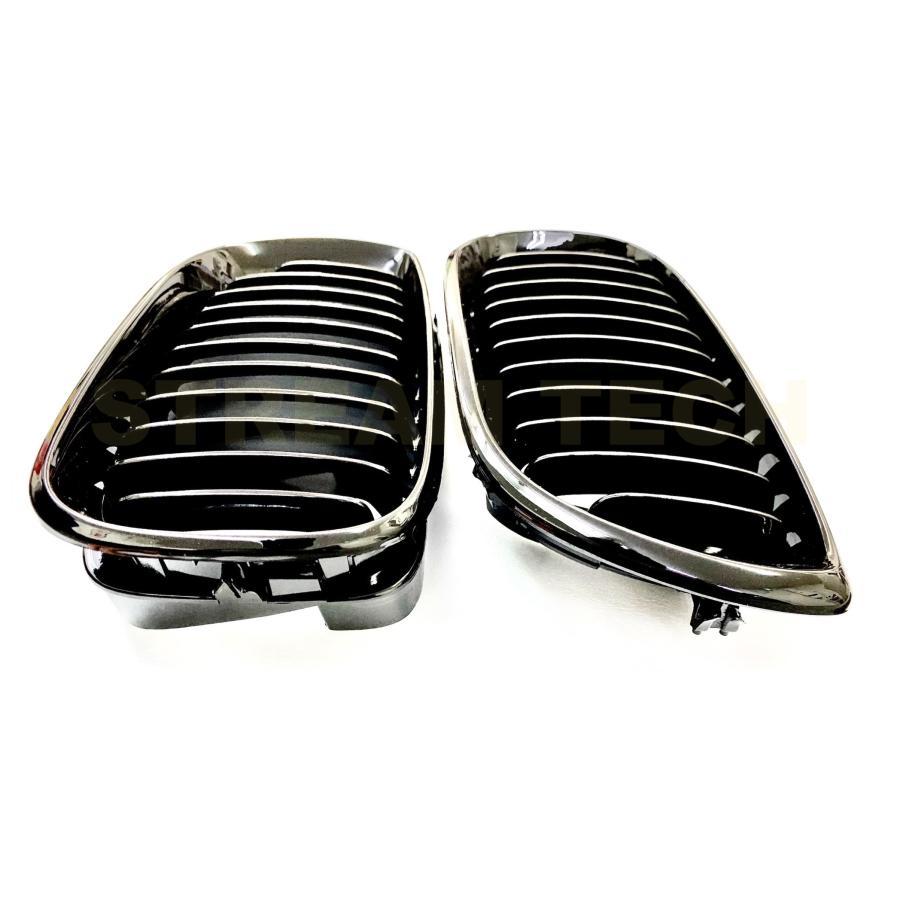 BMW E46 3シリーズ 後期 LCI セダン ワゴン用 艶有ブラック キドニーグリル センターグリル フロントグリル ラジエターグリル バンパーグリル 人気商品 |  | 08