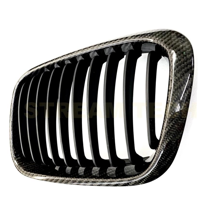 BMW E46 3シリーズ 前期 セダン ワゴン用 リアルカーボン キドニーグリル センターグリル フロントグリル ラジエターグリル バンパーグリル 人気商品 |  | 05