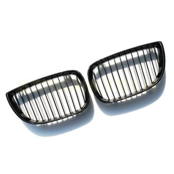 BMW E87 1シリーズ ハッチバック 前期用 リアルカーボン キドニーグリル フロントグリル センターグリル ラジエターグリル バンパーグリル 人気商品 |  | 02