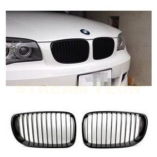 BMW E87 1シリーズ ハッチバック 前期用 ブラック キドニーグリル フロントグリル センターグリル ラジエターグリル バンパーグリル 人気商品 |  | 03