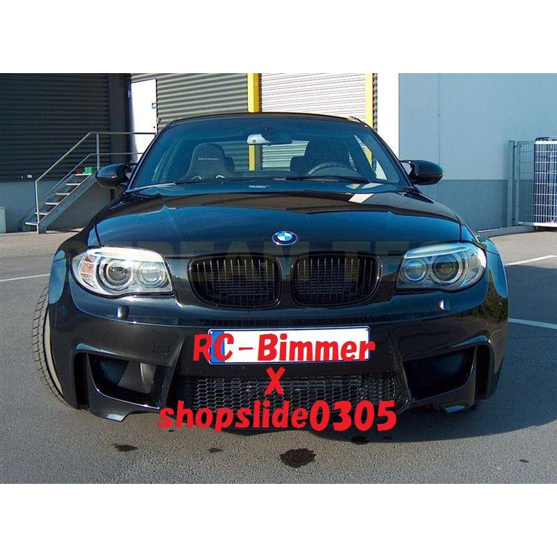 BMW E81 E82 E87 E88 1シリーズ 後期 LCI用 ブラック キドニーグリル