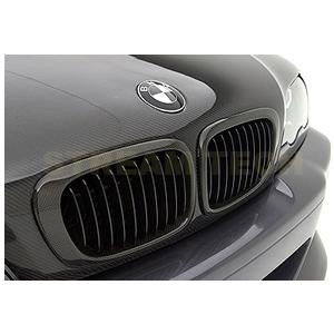 BMW E46 3シリーズ 後期 LCI セダン ワゴン用 リアルカーボン キドニーグリル センターグリル フロントグリル ラジエターグリル バンパーグリル 人気商品 |  | 01