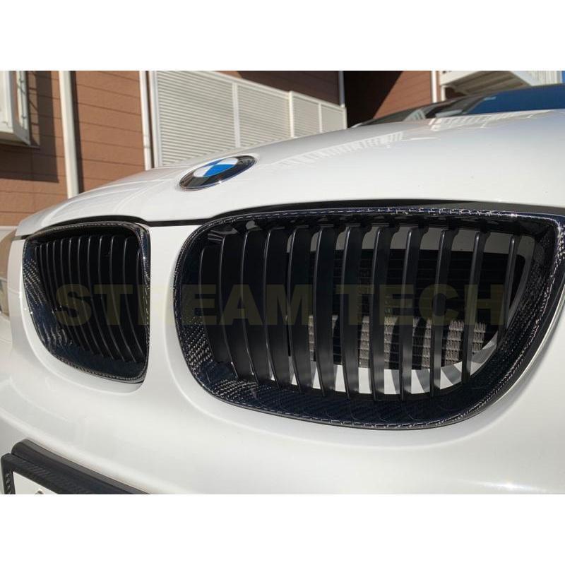 BMW E46 3シリーズ 後期 LCI セダン ワゴン用 リアルカーボン キドニーグリル センターグリル フロントグリル ラジエターグリル バンパーグリル 人気商品 |  | 09