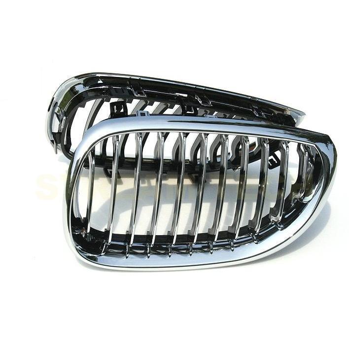BMW E60 E61 5シリーズ用 クローム キドニーグリル センターグリル フロントグリル ラジエターグリル バンパーグリル 520 530 540 550 M5 人気商品 |  | 02
