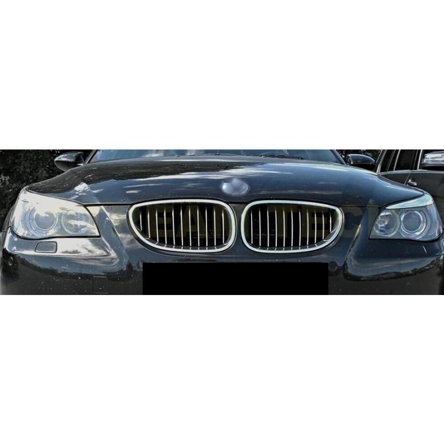 BMW E60 E61 5シリーズ用 クローム キドニーグリル センターグリル フロントグリル ラジエターグリル バンパーグリル 520 530 540 550 M5 人気商品 |  | 04