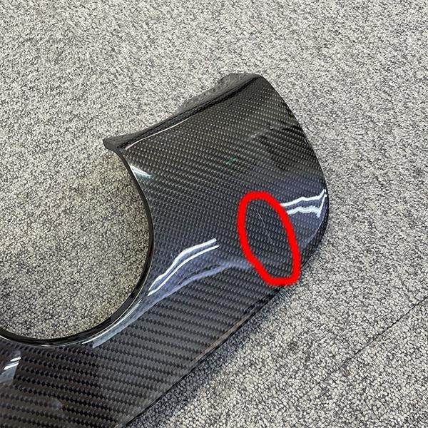 アウトレット品 BMW E90 E91 3シリーズ Mスポーツ用 カーボン リアディフューザー リアアンダースポイラー リアアンダーリップ リアバンパーリップ 左右2本出し |  | 01