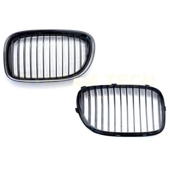 BMW F01 F02 F03 F04 7シリーズ用 艶有ブラック キドニーグリル フロントグリル センターグリル ラジエターグリル バンパーグリル ブラックグリル 人気商品 |  | 04